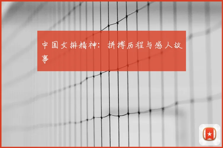 中国女排精神:拼搏历程与感人故事