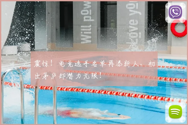 震惊！电竞选手名单再添新人，初出茅庐却潜力无限！